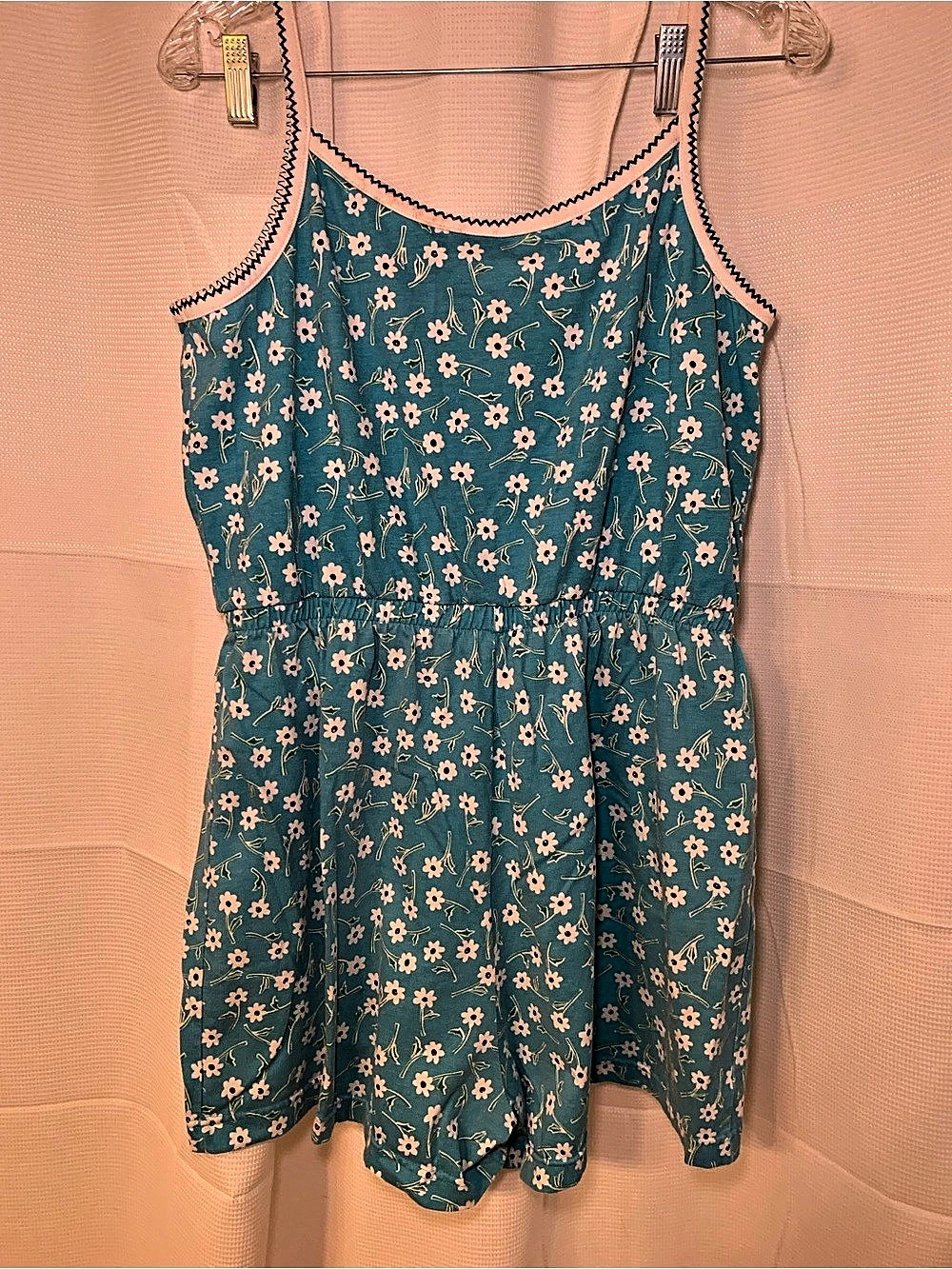 Basic Editions Floral shorts Blue & White Size XL
